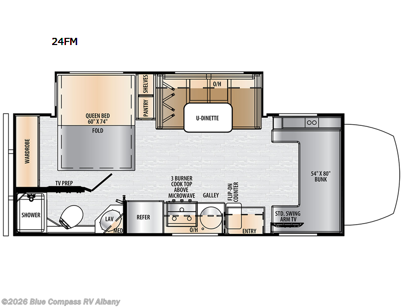 2023 East to West Entrada M-Class 24FM - Used Class C For Sale by Blue Compass RV Albany in Latham, New York features Slideout