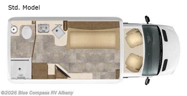 2019 Pleasure-Way Plateau XLMB - Used Class B For Sale by Blue Compass RV Albany in Latham, New York