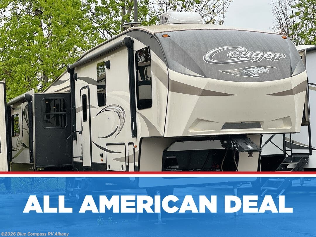 2017 Keystone Cougar 327RES - Used Fifth Wheel For Sale by Blue Compass RV Albany in Latham, New York features Slideout