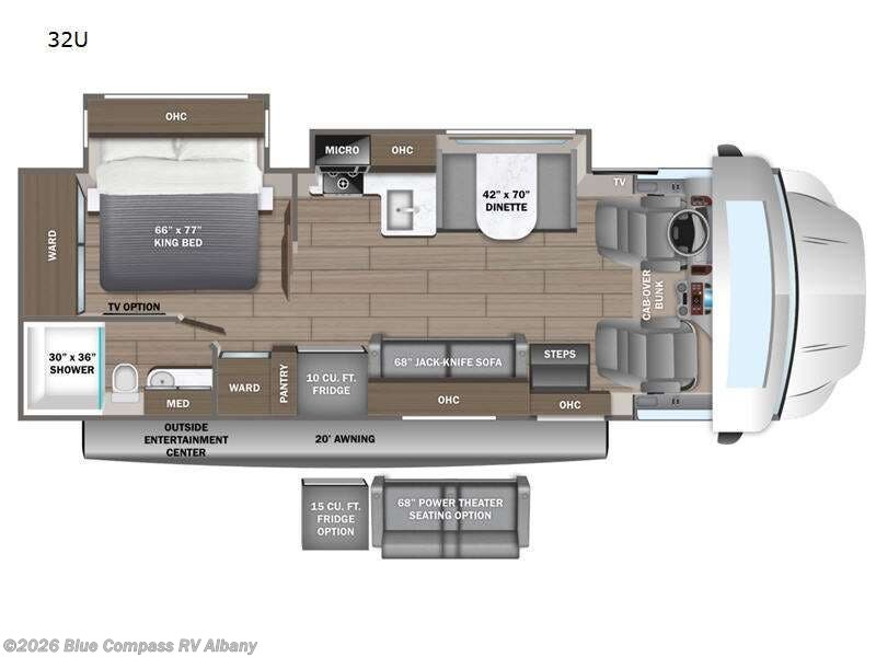 2026 Entegra Coach Esteem XL 32U - New Super C For Sale by Blue Compass RV Albany in Latham, New York features Slideout