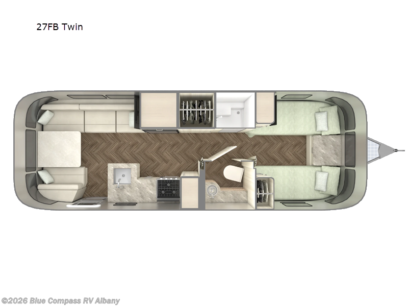 2026 Airstream International 27FB Twin - New Travel Trailer For Sale by Blue Compass RV Albany in Latham, New York