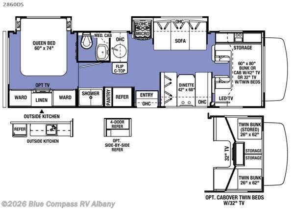 2016 Forest River Sunseeker 2860DS Chevy - Used Class C For Sale by Blue Compass RV Albany in Latham, New York features Slideout