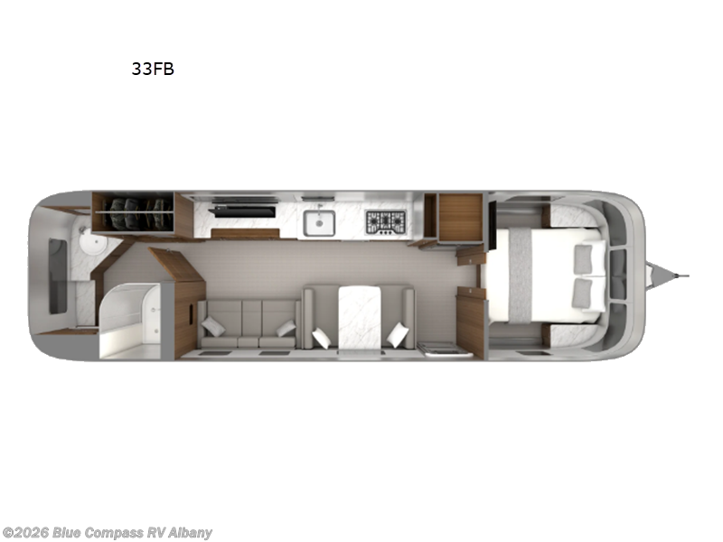 2027 Airstream Classic 33FB - New Travel Trailer For Sale by Blue Compass RV Albany in Latham, New York