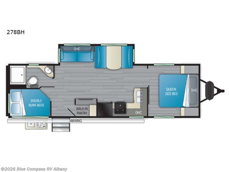 2021 Heartland Sundance Ultra Lite 278 BH - Used Travel Trailer For Sale by Blue Compass RV Albany in Latham, New York features Slideout
