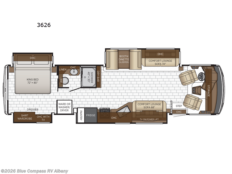 2027 Newmar Bay Star 3626 - New Class A For Sale by Blue Compass RV Albany in Latham, New York features Slideout