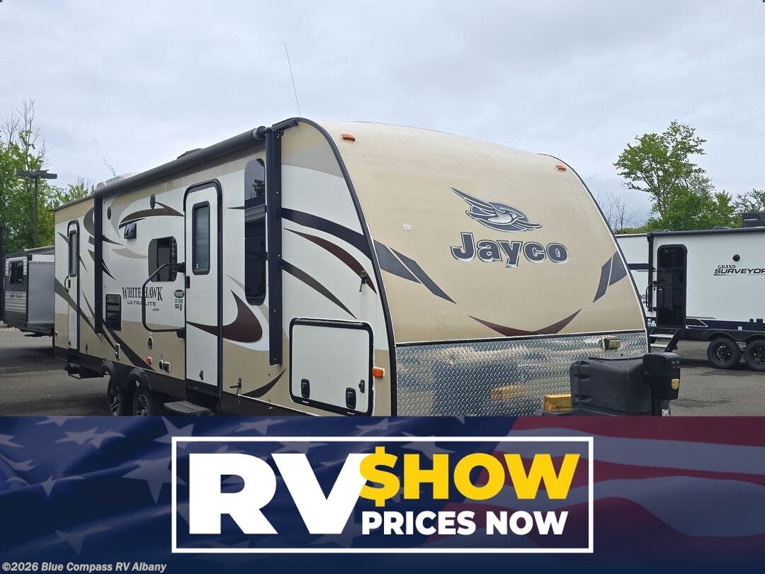2015 Jayco White Hawk 28DSBH - Used Travel Trailer For Sale by Blue Compass RV Albany in Latham, New York features Slideout