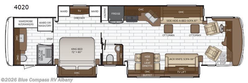 2020 Newmar Dutch Star 4020 - Used Class A For Sale by Blue Compass RV Albany in Latham, New York features Slideout