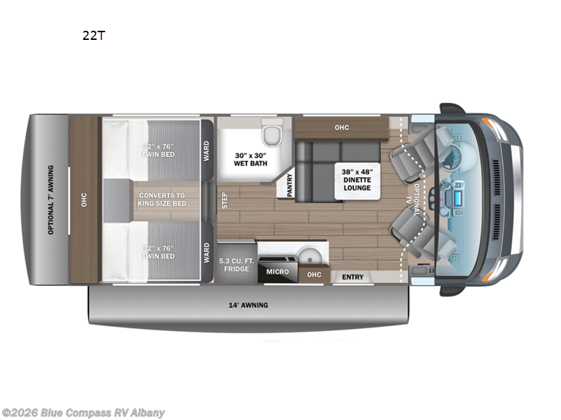 2027 Entegra Coach Condor 22T - New Class C For Sale by Blue Compass RV Albany in Latham, New York