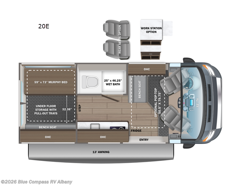 2027 Entegra Coach Ethos 20E - New Class B For Sale by Blue Compass RV Albany in Latham, New York