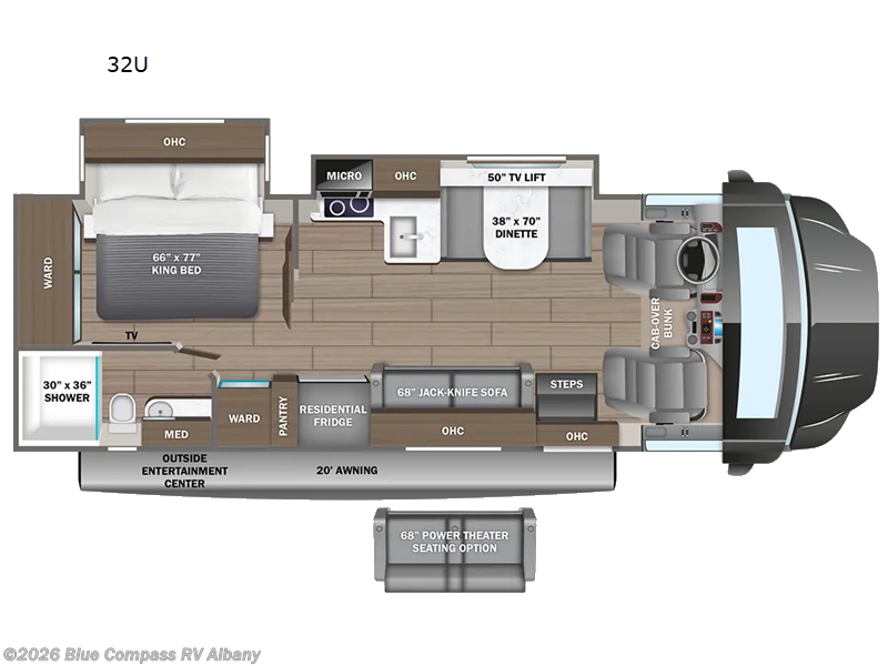 2027 Entegra Coach Esteem XL 32U - New Super C For Sale by Blue Compass RV Albany in Latham, New York features Slideout