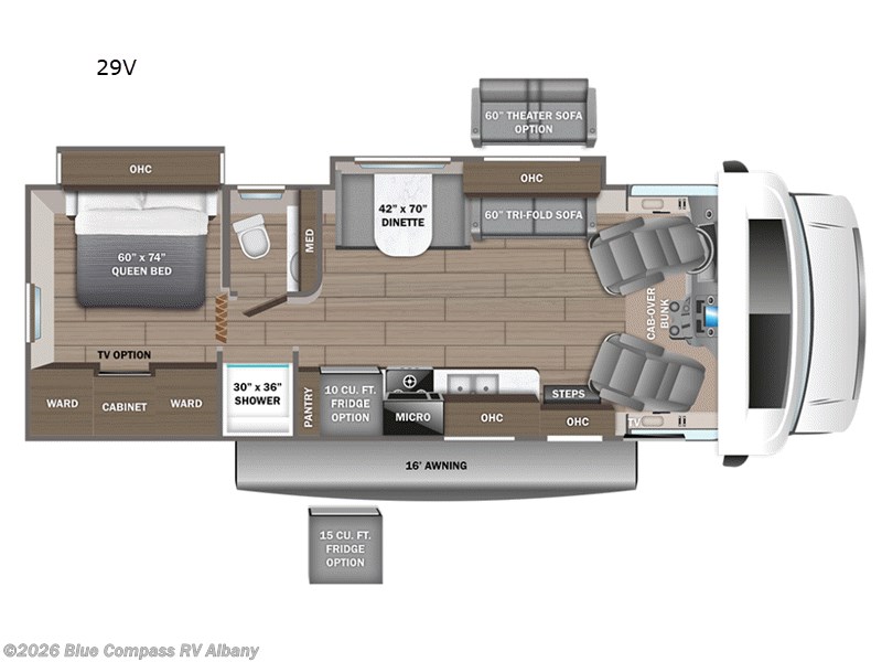 2025 Entegra Coach Esteem 29V - Used Class C For Sale by Blue Compass RV Albany in Latham, New York features Slideout