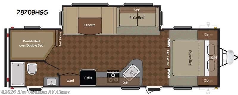 2014 Keystone Summerland 2820BHGS - Used Travel Trailer For Sale by Blue Compass RV Albany in Latham, New York features Slideout