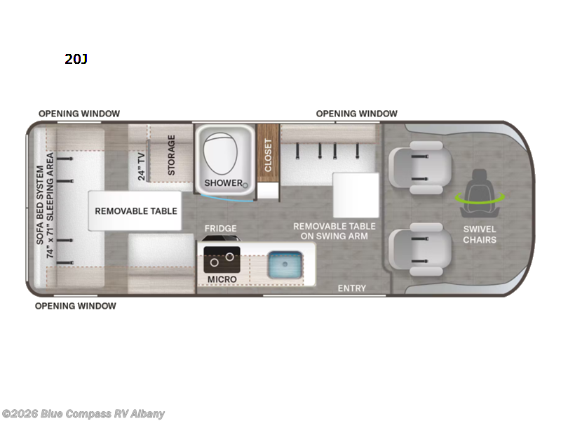 2022 Thor Motor Coach Tellaro 20J - Used Class B For Sale by Blue Compass RV Albany in Latham, New York