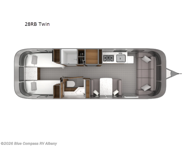 2027 Airstream Classic 28RB Twin - New Travel Trailer For Sale by Blue Compass RV Albany in Latham, New York