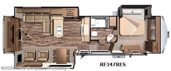 2016 Highland Ridge Open Range Roamer RF347RES - Used Fifth Wheel For Sale by Blue Compass RV Albany in Latham, New York features Slideout