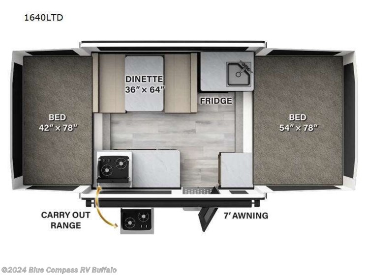 Used 2024 Forest River Rockwood Limited Series 1640LTD available in West Seneca, New York