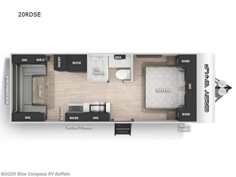2021 Forest River Cherokee Grey Wolf 20RDSE - Used Travel Trailer For Sale by Blue Compass RV Buffalo in West Seneca, New York