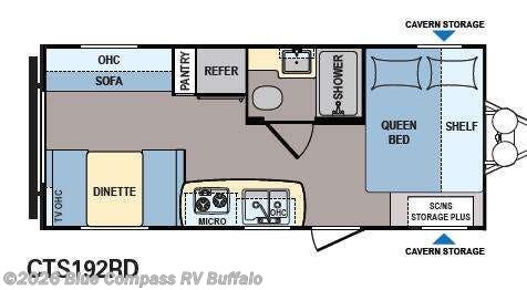 2013 Coleman Expedition CTS192RD - Used Travel Trailer For Sale by Blue Compass RV Buffalo in West Seneca, New York