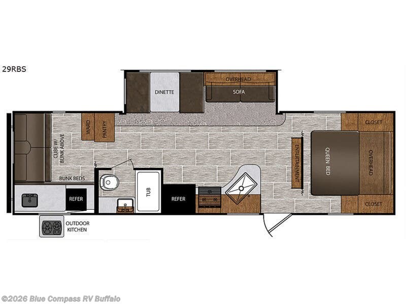 2018 Prime Time Avenger ATI 29RBS - Used Travel Trailer For Sale by Blue Compass RV Buffalo in West Seneca, New York features Slideout