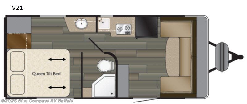 2018 Heartland Terry Classic V21 Terry - Used Travel Trailer For Sale by Blue Compass RV Buffalo in West Seneca, New York