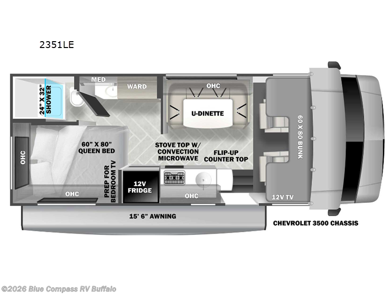 2025 Forest River Forester LE 2351LE Chevy - Used Class C For Sale by Blue Compass RV Buffalo in West Seneca, New York