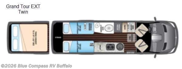 2016 Airstream Interstate Grand Tour EXT Grand Tour EXT Twin - Used Class B For Sale by Blue Compass RV Buffalo in West Seneca, New York