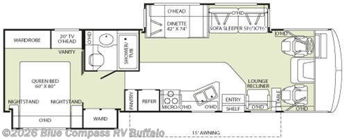 2007 Fleetwood Bounder 33R - Used Class A For Sale by Blue Compass RV Buffalo in West Seneca, New York features Slideout