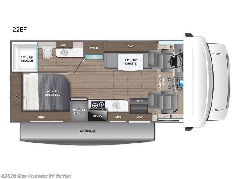 2026 Jayco Redhawk SE 22EF - New Class C For Sale by Blue Compass RV Buffalo in West Seneca, New York