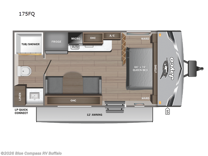 2026 Jayco Jay Flight SLX 175FQ - New Travel Trailer For Sale by Blue Compass RV Buffalo in West Seneca, New York