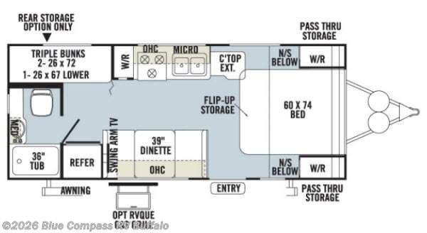 2013 Forest River Rockwood Mini Lite 2306 - Used Travel Trailer For Sale by Blue Compass RV Buffalo in West Seneca, New York