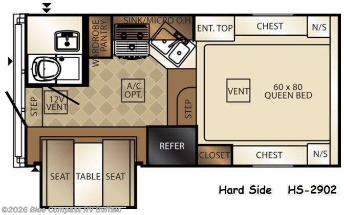 2015 Palomino Backpack Edition Hs 2902 Max - Used Truck Camper For Sale by Blue Compass RV Buffalo in West Seneca, New York features Slideout