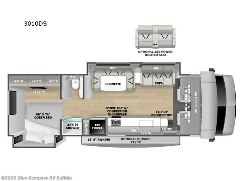 2026 Forest River Sunseeker 3010DS - New Class C For Sale by Blue Compass RV Buffalo in West Seneca, New York features Slideout