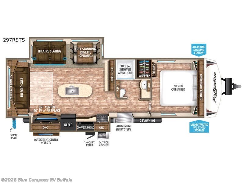 2017 Grand Design Reflection 297RSTS - Used Travel Trailer For Sale by Blue Compass RV Buffalo in West Seneca, New York features Slideout