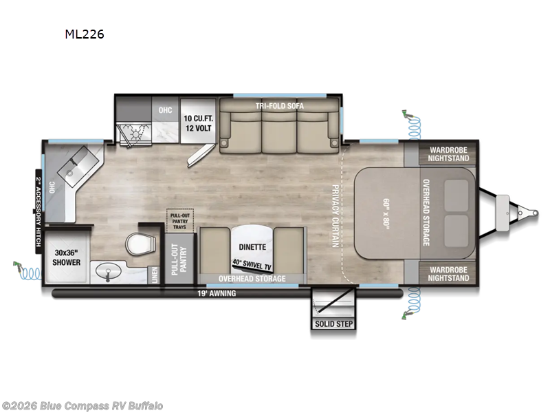 2027 Alliance RV Delta Ultra Lite ML226 - New Travel Trailer For Sale by Blue Compass RV Buffalo in West Seneca, New York features Slideout