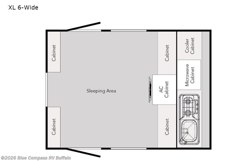 2020 NuCamp TAG XL 6-Wide - Used Travel Trailer For Sale by Blue Compass RV Buffalo in West Seneca, New York