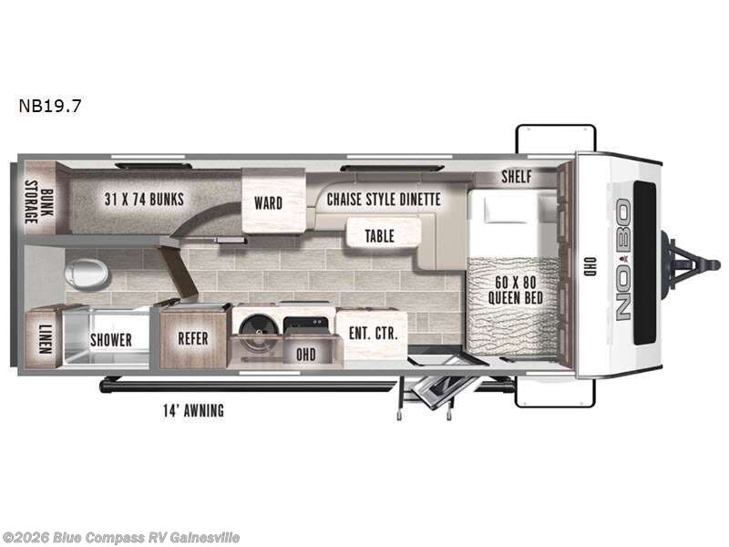 2021 Forest River No Boundaries 19.7 - Used Travel Trailer For Sale by Blue Compass RV Gainesville in Alachua, Florida