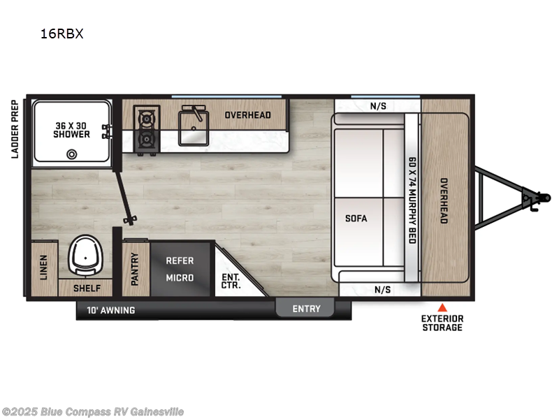 2024 Forest River Aurora 16RBX - Used Travel Trailer For Sale by Blue Compass RV Gainesville in Alachua, Florida