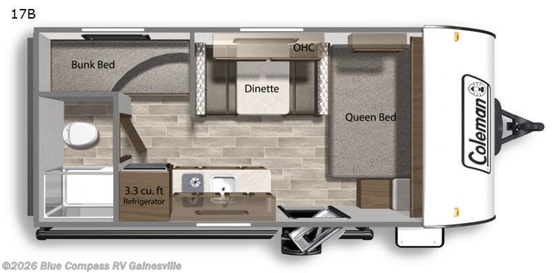 2020 Keystone Coleman 17B - Used Travel Trailer For Sale by Blue Compass RV Gainesville in Alachua, Florida