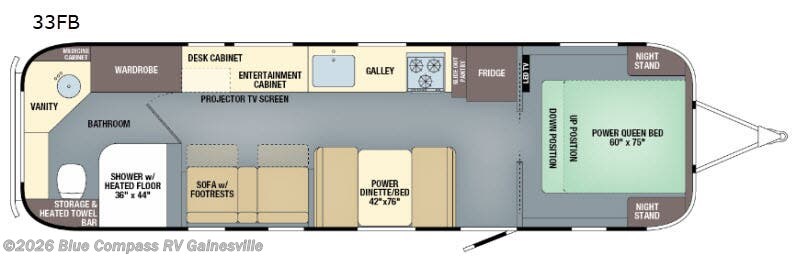 2018 Airstream Classic 33FBQ - Used Travel Trailer For Sale by Blue Compass RV Gainesville in Alachua, Florida