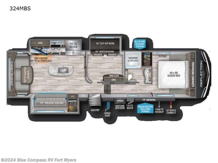 Used 2023 Grand Design Reflection 324mbs available in Fort Myers, Florida