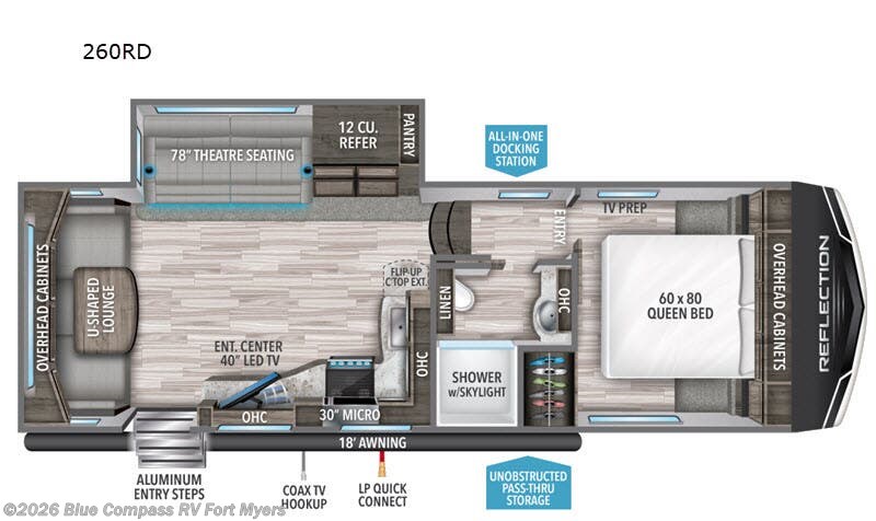 2021 Grand Design Reflection 150 Series 260RD - Used Fifth Wheel For Sale by Blue Compass RV Fort Myers in Fort Myers, Florida features Slideout