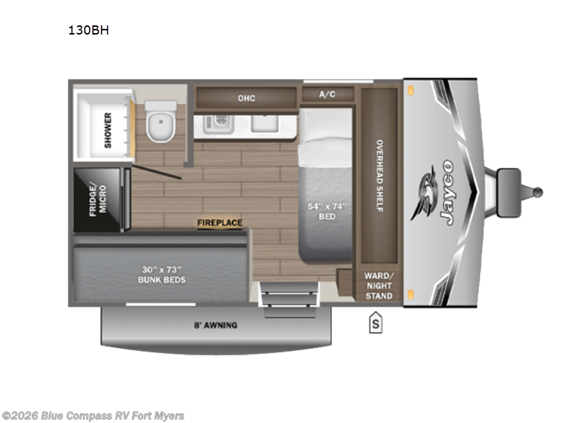 2026 Jayco Jay Flight SLX 130BH - New Travel Trailer For Sale by Blue Compass RV Fort Myers in Fort Myers, Florida