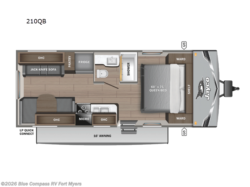 2026 Jayco Jay Flight SLX 210QB - New Travel Trailer For Sale by Blue Compass RV Fort Myers in Fort Myers, Florida