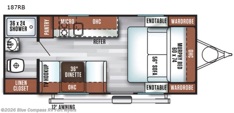 2018 Forest River Salem FSX 187RB - Used Travel Trailer For Sale by Blue Compass RV Fort Myers in Fort Myers, Florida