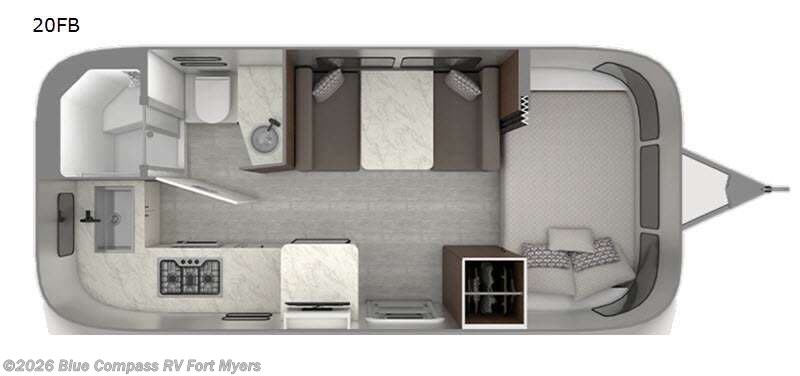 2021 Airstream Caravel 20FB - Used Travel Trailer For Sale by Blue Compass RV Fort Myers in Fort Myers, Florida