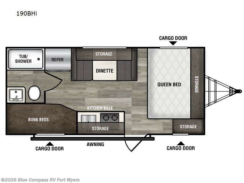 2023 Riverside RV Intrepid 190BHi - Used Travel Trailer For Sale by Blue Compass RV Fort Myers in Fort Myers, Florida