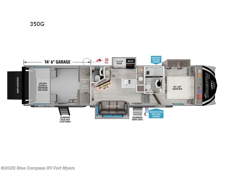 2026 Momentum G-Class 350G by Grand Design from Blue Compass RV Fort Myers in Fort Myers, Florida