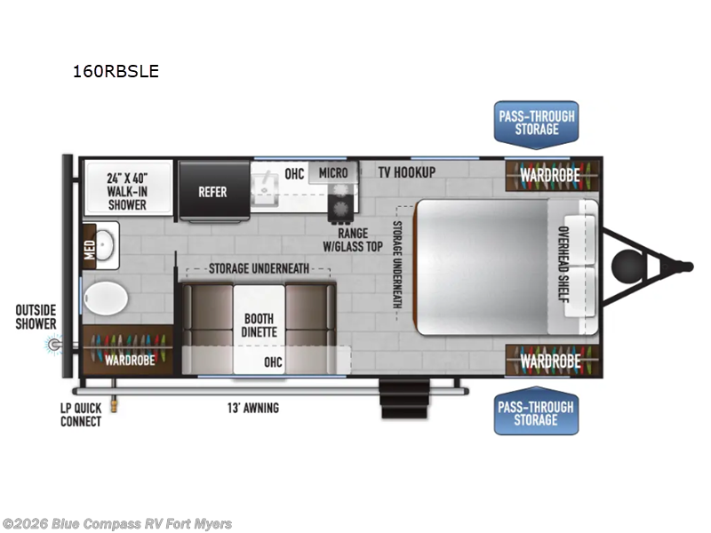 2025 East to West Della Terra LE 160RBSLE - Used Travel Trailer For Sale by Blue Compass RV Fort Myers in Fort Myers, Florida