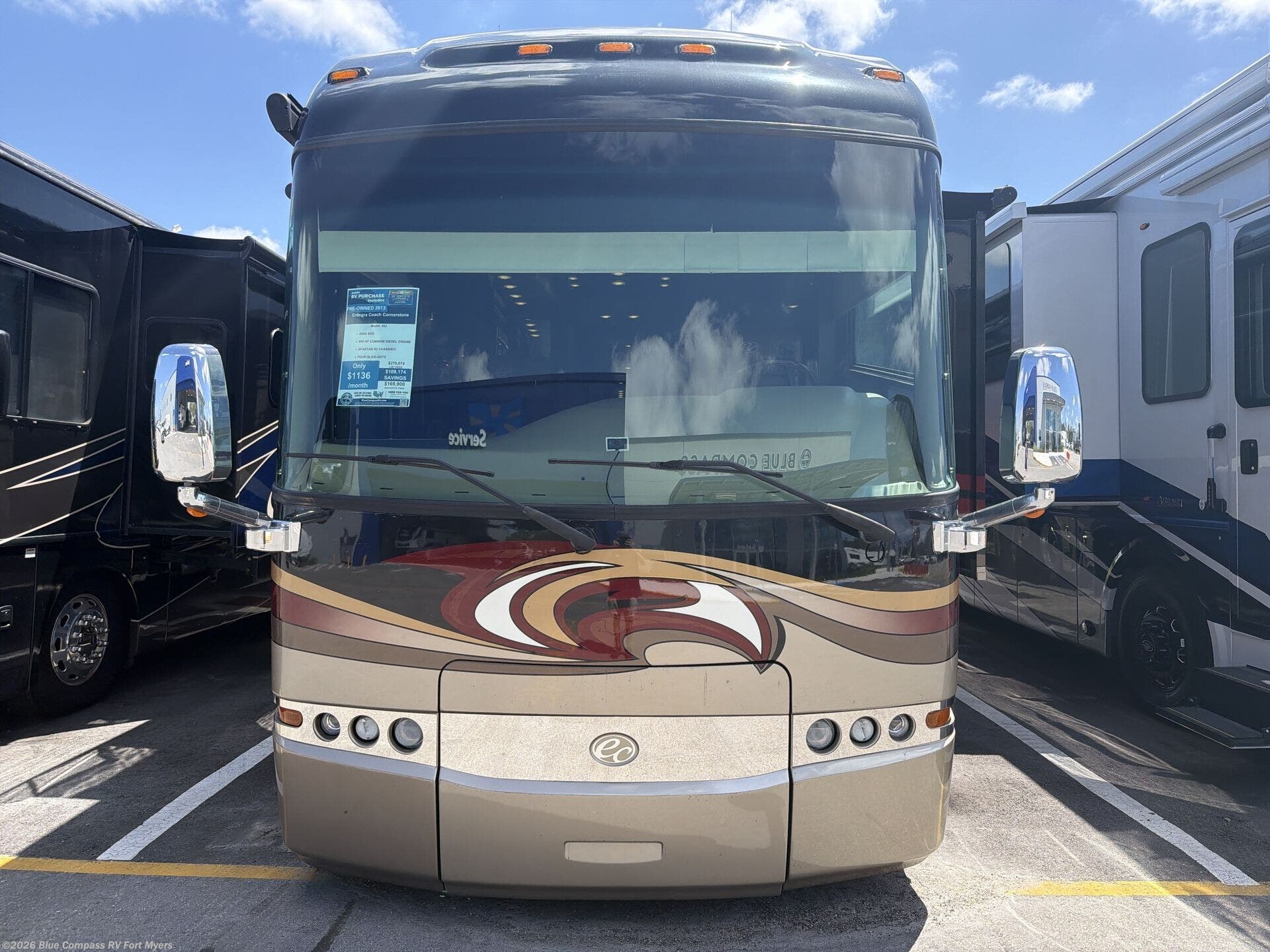 Used 2013 Entegra Coach Cornerstone 45J available in Fort Myers, Florida