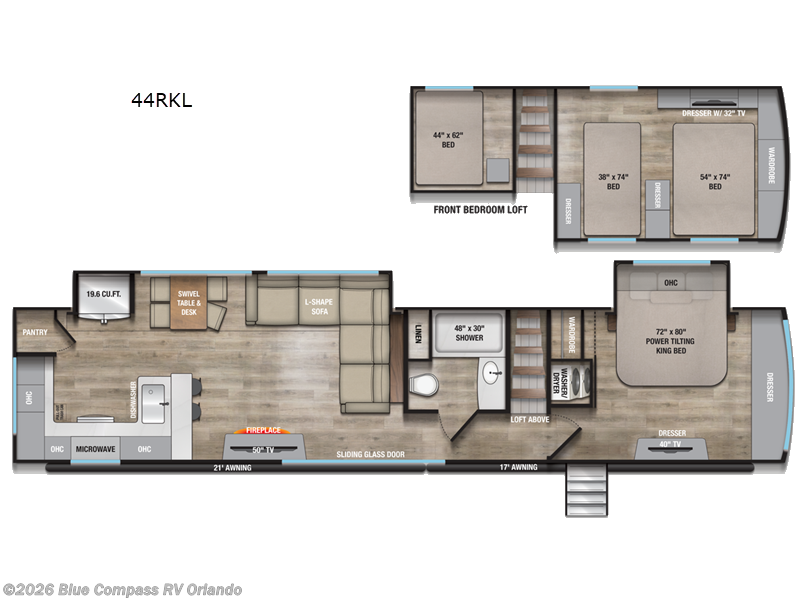 2026 Alliance RV Benchmark 44RKL - New Destination Trailer For Sale by Blue Compass RV Orlando in Casselberry, Florida features Slideout